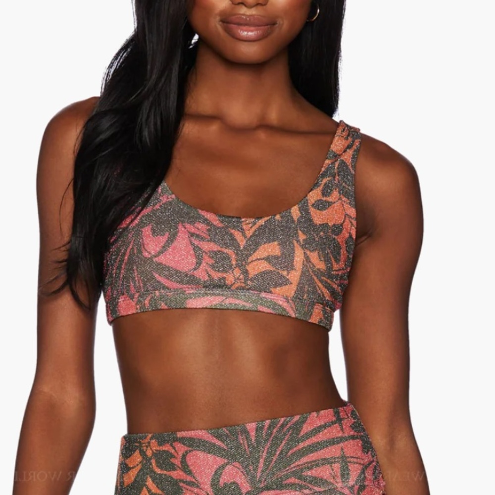 Beach Riot Sparkly Bikini Top